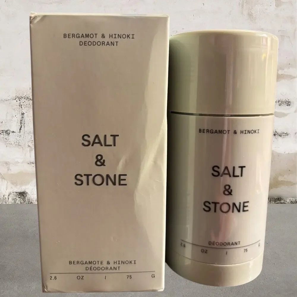 SALT & STONE Bergamot & Hinoki Deodorant NIB